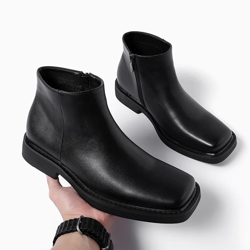 Men'S Shoes For Suits - Nuevos zapatos negros de cuero informales