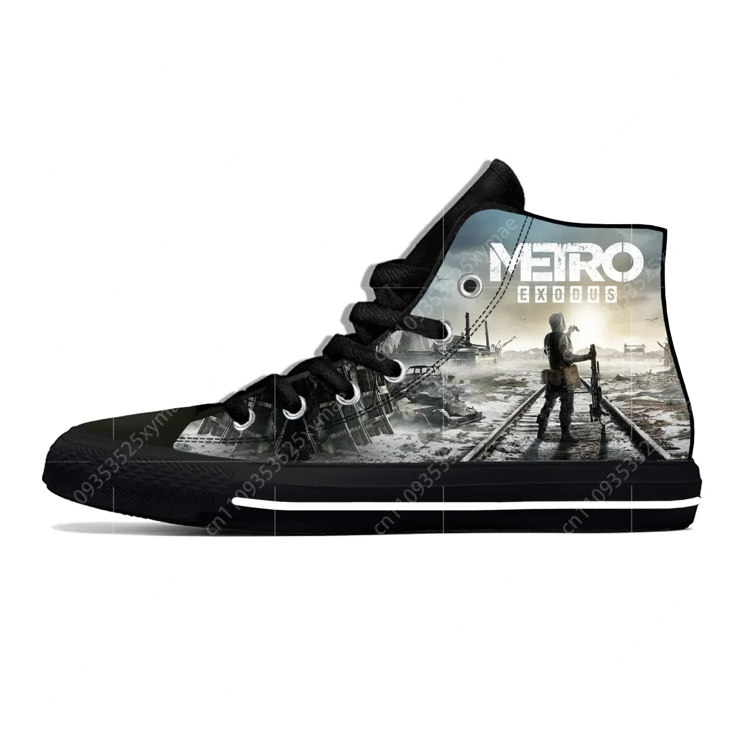 Men Shoes Metro - Zapatillas altas con estampado 3D de