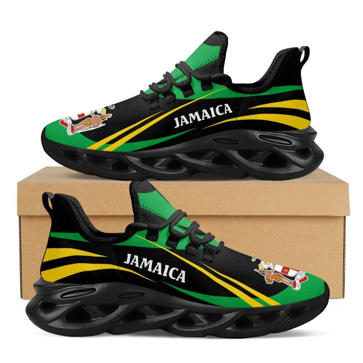 Mesh Trainer Breathable - Zapatos con estampado de bandera de