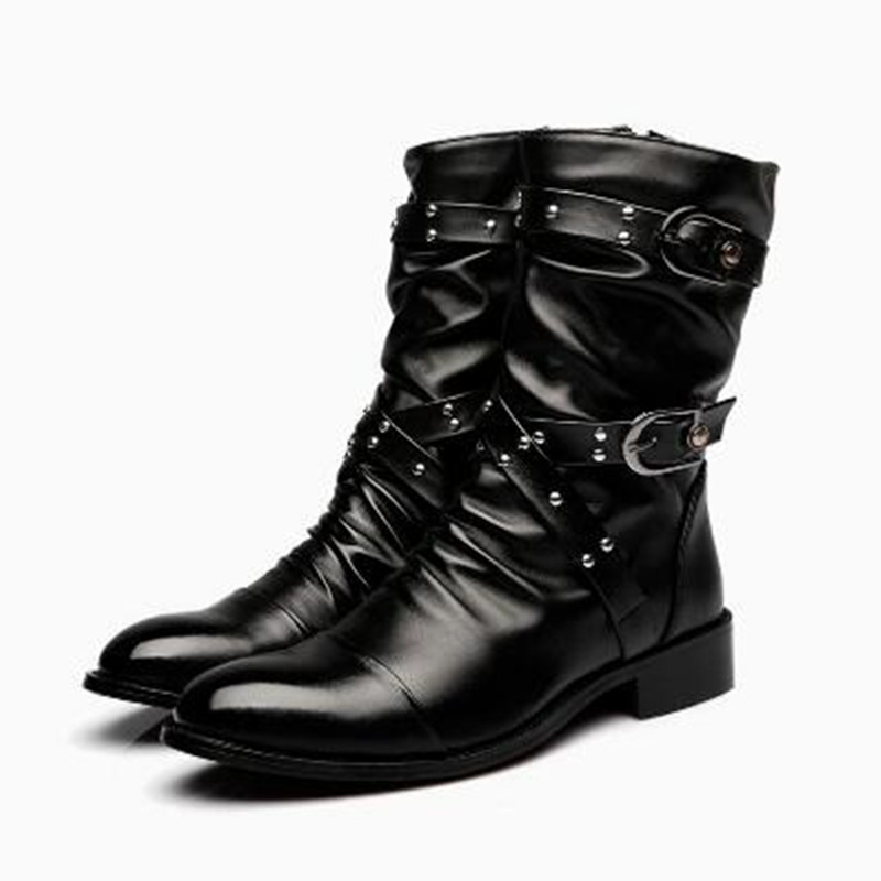 Men Shoes Size 46 - Botas de Media Caña de Cuero