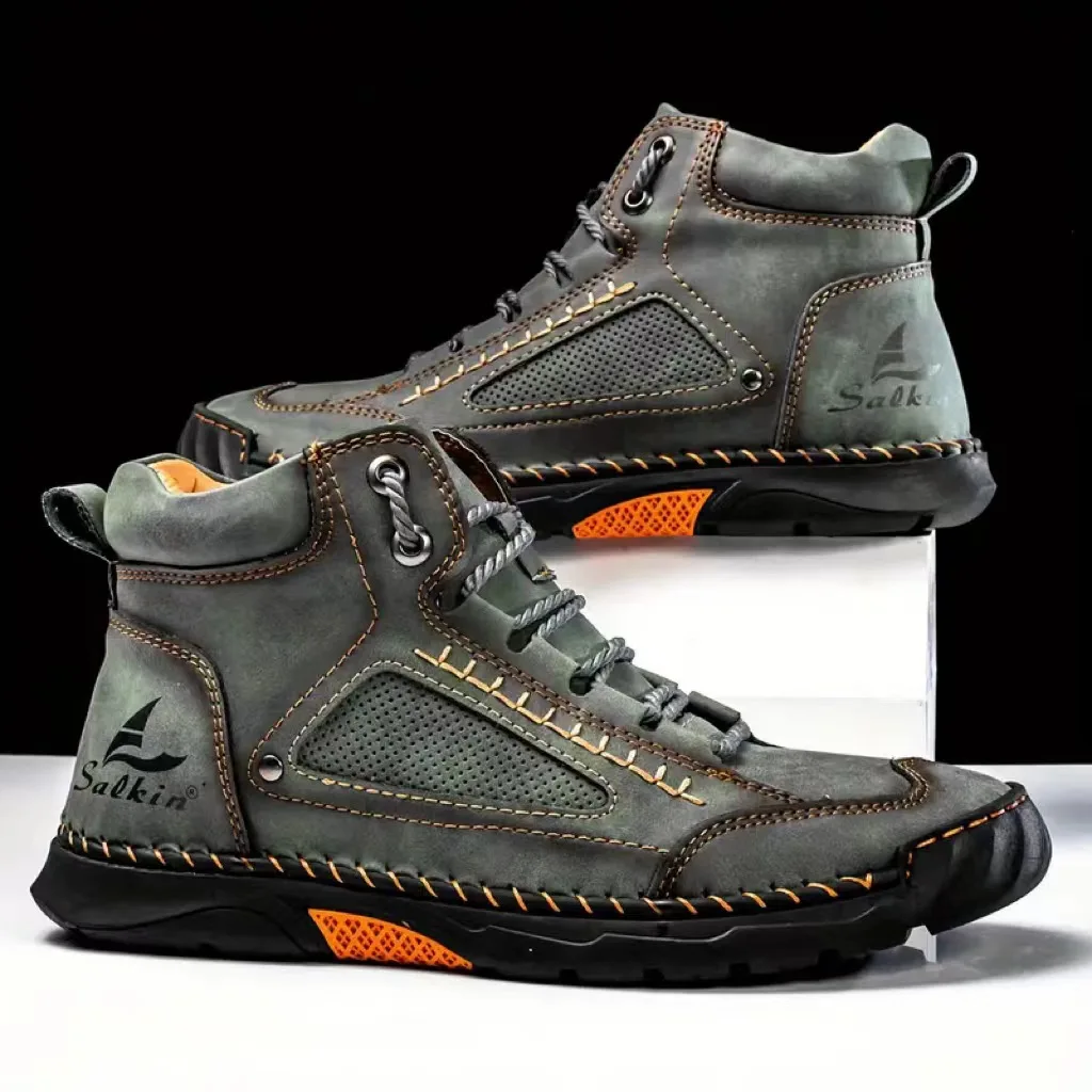 Men'S Shoes Dq - Botas cosidas a mano para hombre,