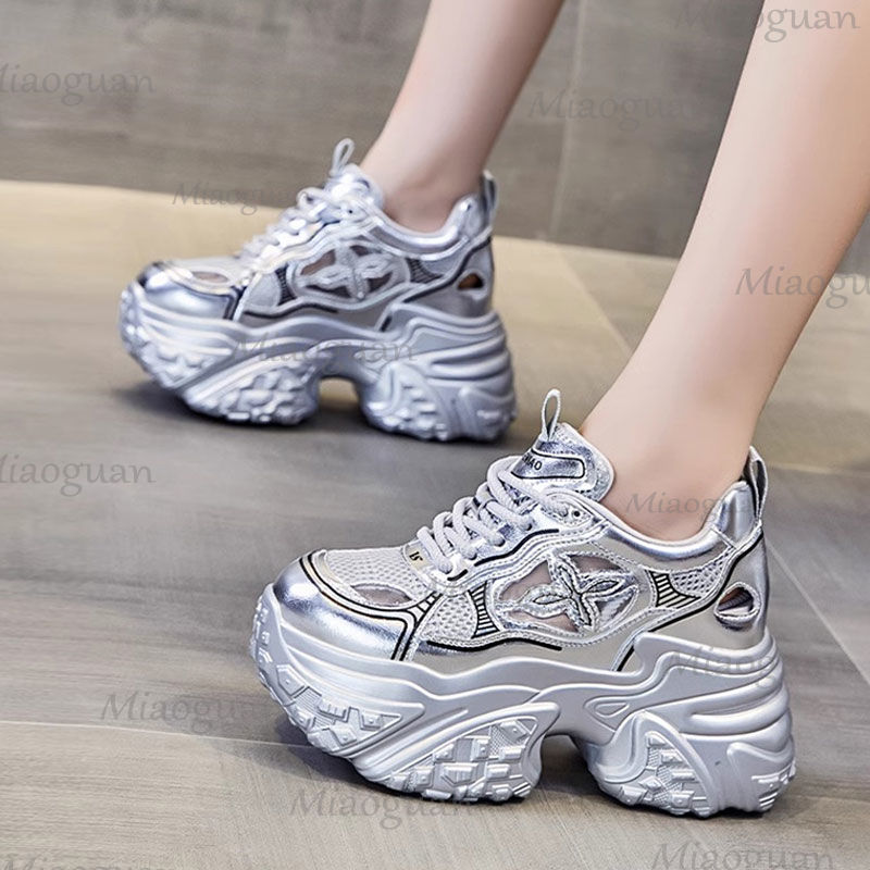 Mesh Trainer Breathable - Zapatillas Deportivas de Plataforma de 7CM