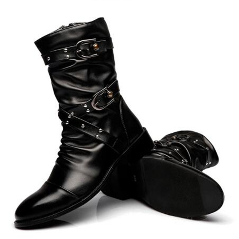 Men Shoes Size 46 - Botas de Media Caña de Cuero