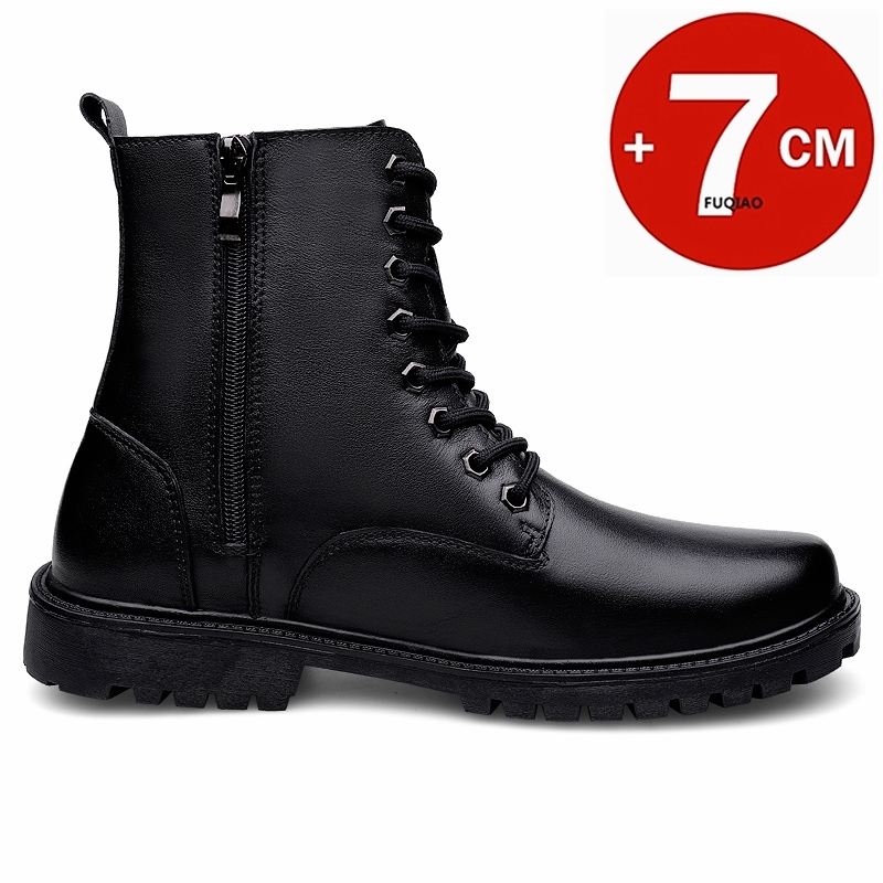 Botas con elevador de cuero ge - Men'S Shoes For Suits reseña y precio