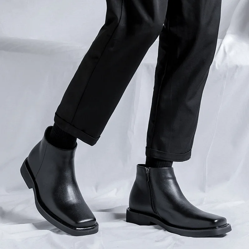 Nuevos zapatos negros de cuero - Men'S Shoes For Suits reseña y precio