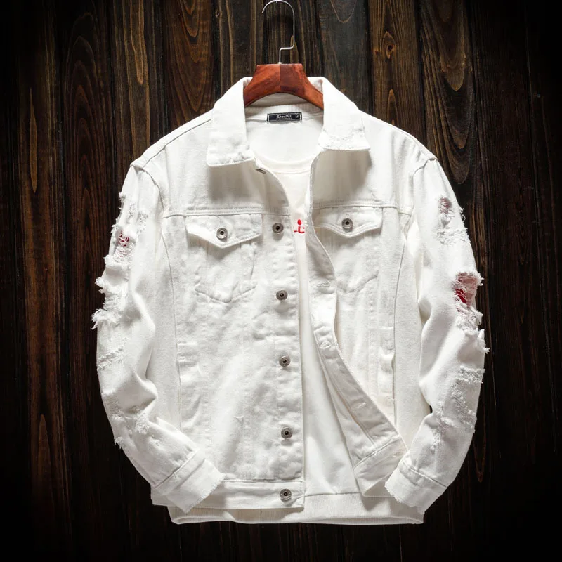 Chaqueta de mezclilla de algod - Men'S Shoes With Jeans reseña y precio