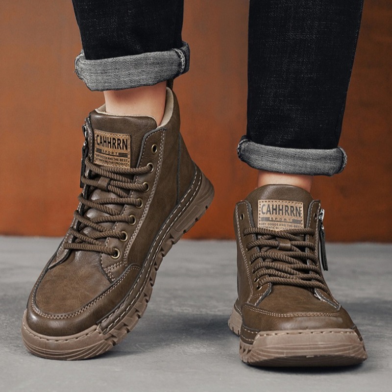 Botas de cuero para Hombre, bo - Men'S Shoes Dq reseña y precio