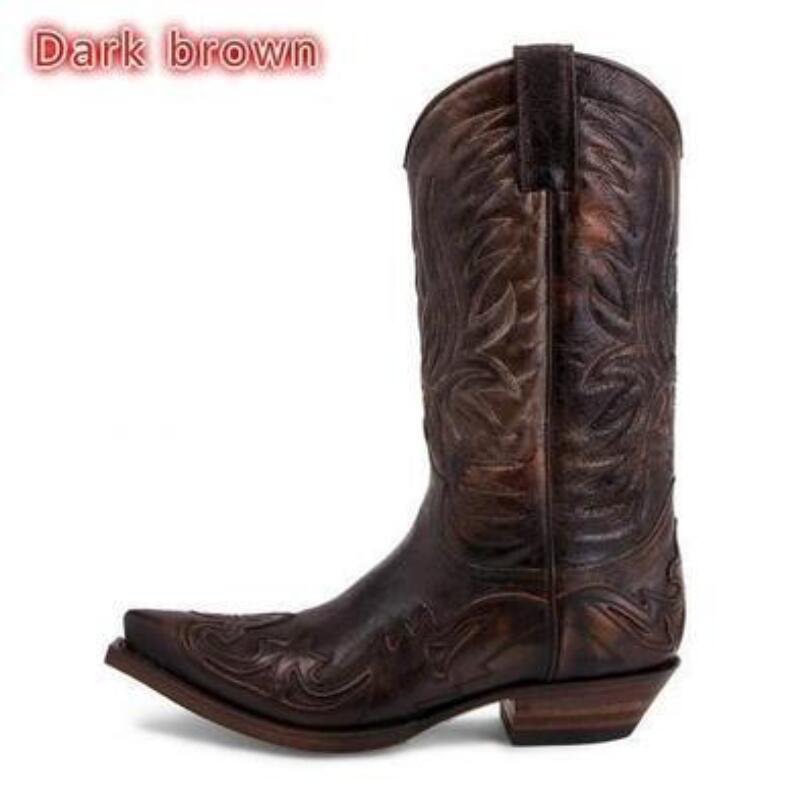 Botas Vaqueras de Moda 2027 pa - Men Shoes Size 46 reseña y precio
