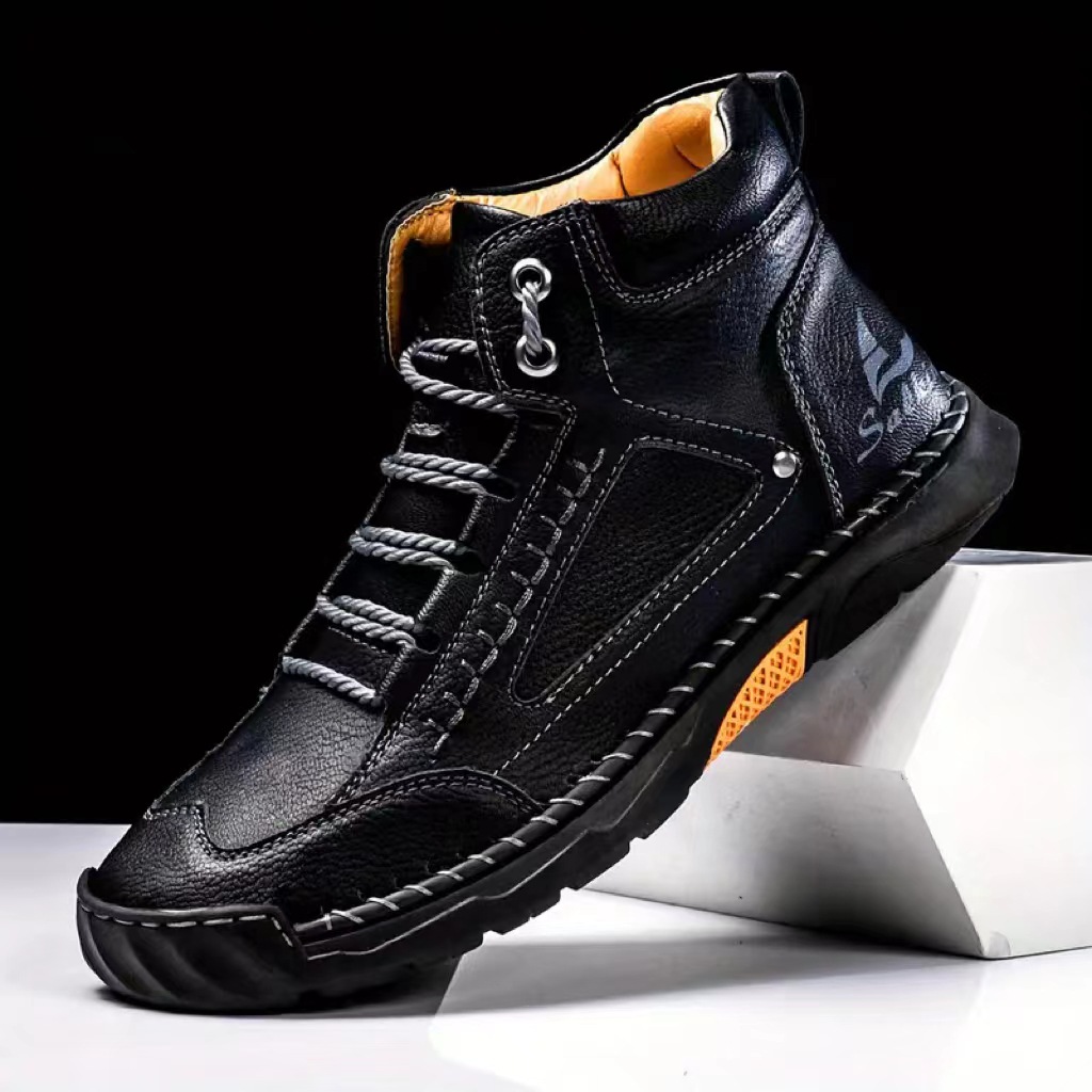 Botas cosidas a mano para homb - Men'S Shoes Dq reseña y precio
