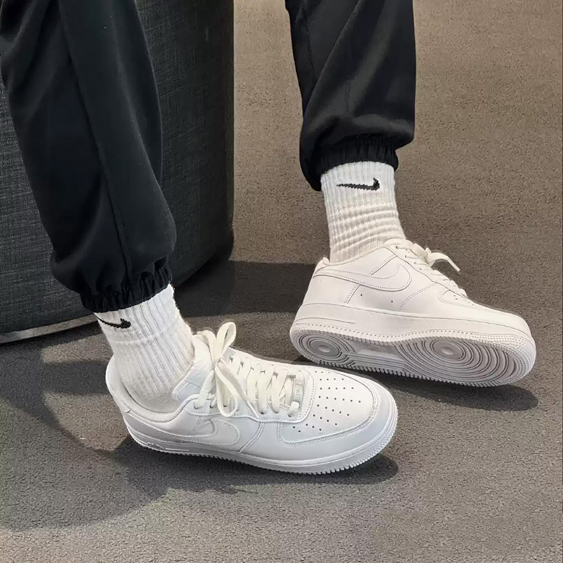 Nike Air Force 1 Pure White Ai - Men'S Shoes Nike Air Force reseña y precio