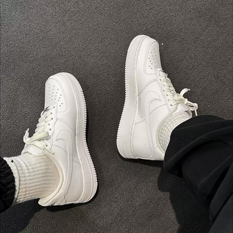 Nike Air Force 1 Pure White Ai - Men'S Shoes Nike Air Force reseña y precio