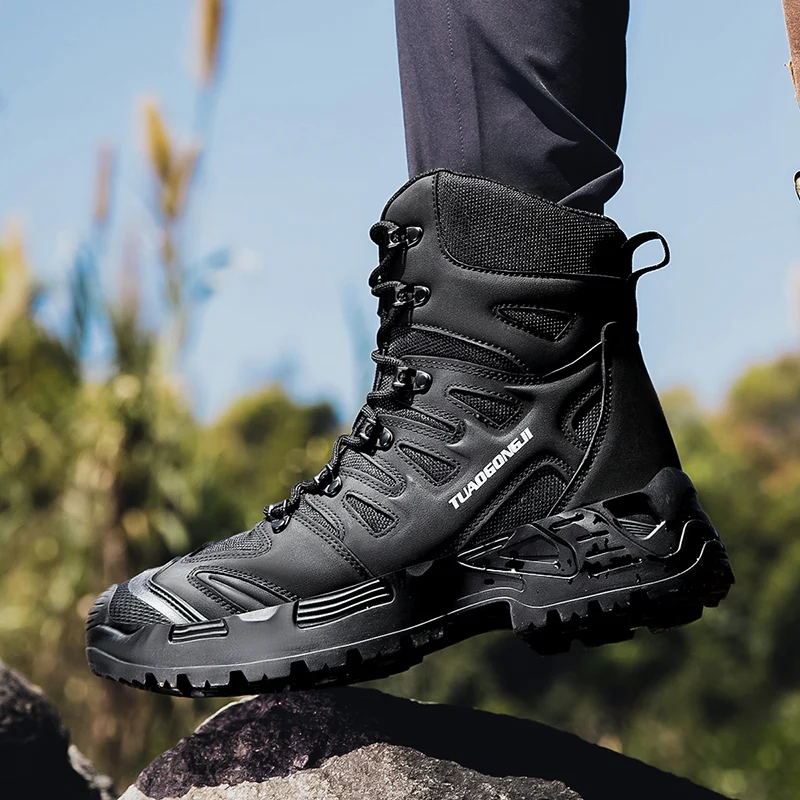 Botas tácticas de senderismo a - Men'S Shoes Dq reseña y precio